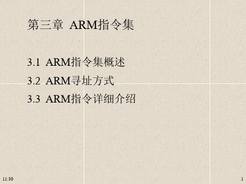 -ARM指令集报告