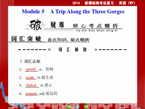 2014·新课标高考总复习·英语Book 4 板块八 Modules 5