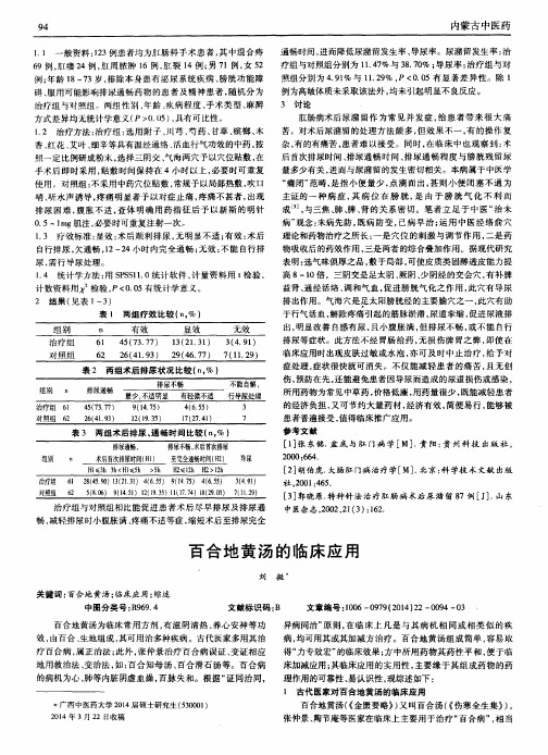 百合地黄汤的临床应用