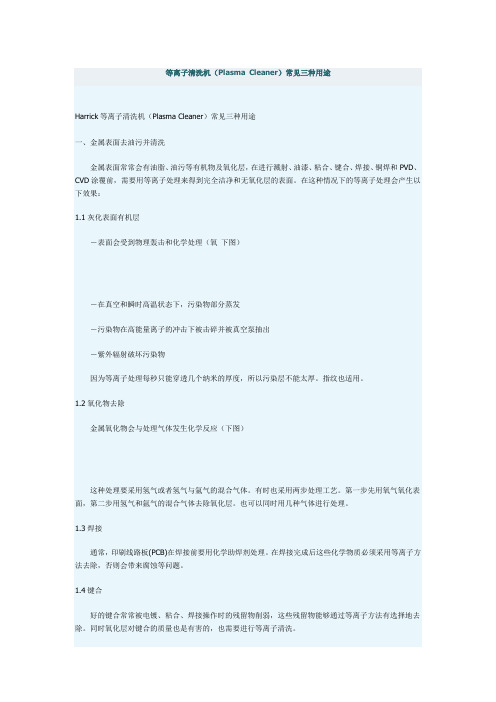 PLASMA工艺