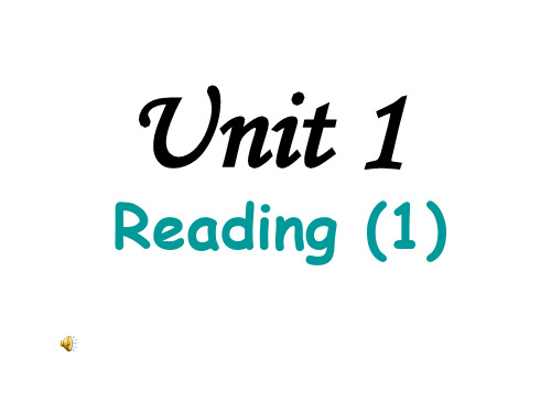 reading课件2021-2022学年牛津译林版英语八年级上册Unit1