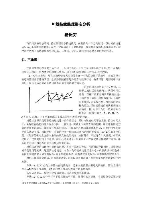 K线持续整理形态分析.