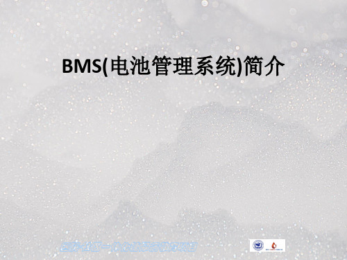 BMS系统简介