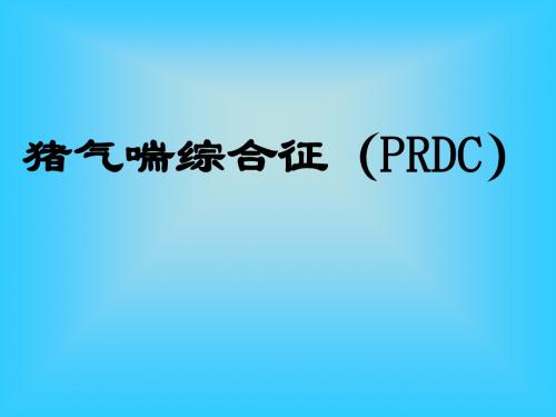 猪气喘综合征(PRDC)