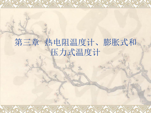 热电阻温度计、膨胀式和压力式温度计