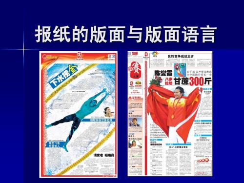 第八章报纸的版面与版面语言(修改稿)