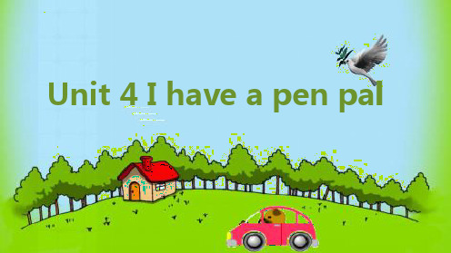 人教PEP版六年级英语上册《Unit 4 I have a pen pal 说说你的爱好(上)》课件