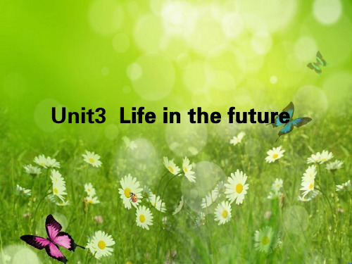 高考英语一轮复习课件23：Unit 3 《Life in the future》(新人教版必修5)