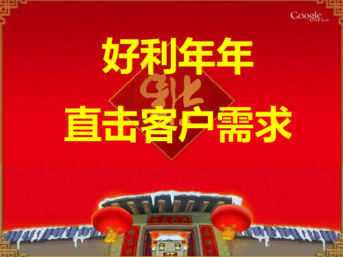 【VIP专享】好利年年产品讲解直击客户需求