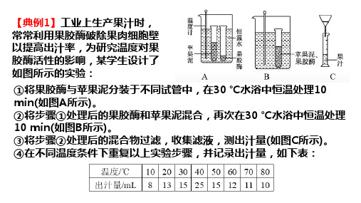 淀粉酶的固定及淀粉水解作用的检测
