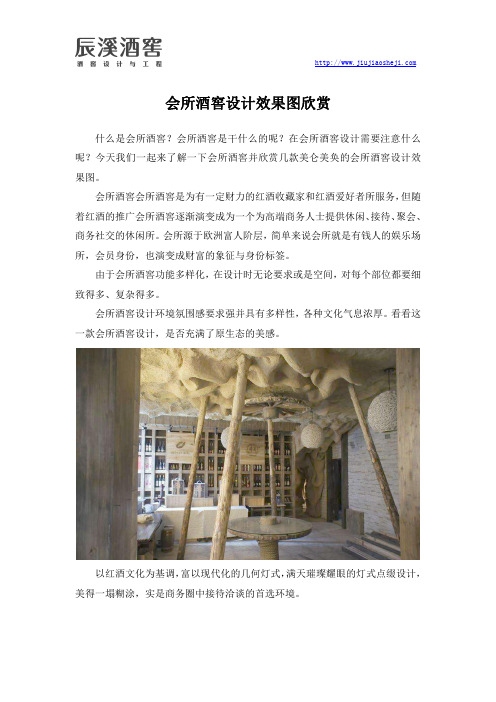 10款会所酒窖效果图