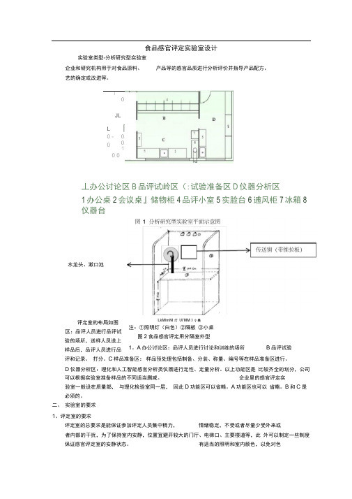 食品感官评定实验室设计