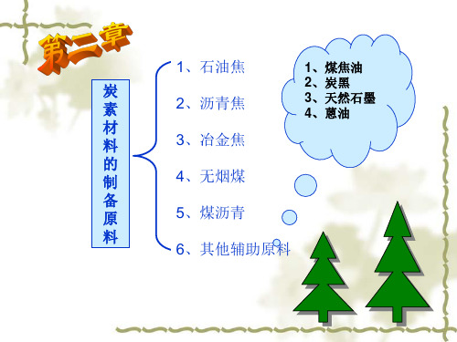 炭素材料的制备原料