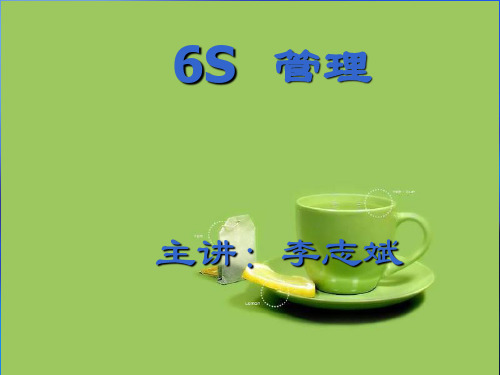 6S管理PPT模板
