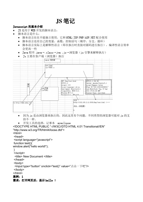 韩顺平JS笔记第一部