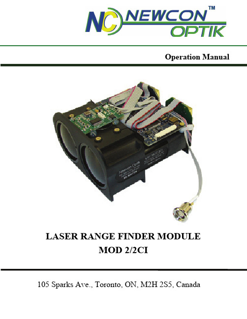 LRF MOD 2 2CI 3 3CI英文说明书