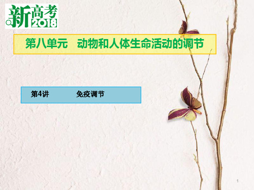 (全国卷 地区专用)高考生物总复习 第八单元 动物和人体生命活动的调节 第4讲 免疫调节课件.ppt