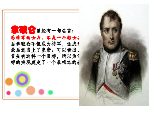 职业生涯规划第三单元第一课-确定发展目标【优质PPT】
