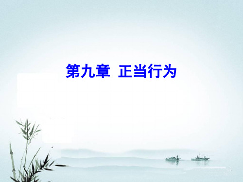 第9章 正当行为