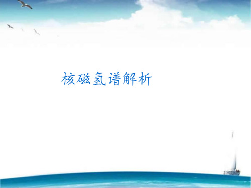 核磁氢谱解析  ppt课件