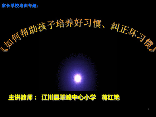 《好习惯,坏习惯》PPT课件