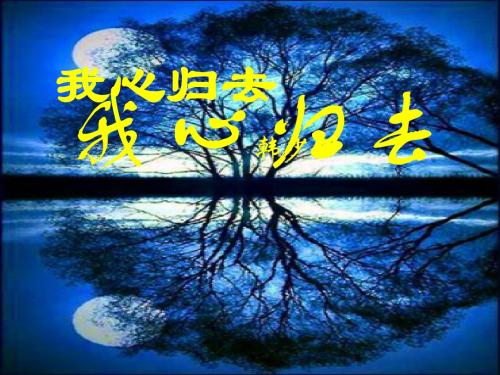 【高中语文】我心归去ppt精品课件43