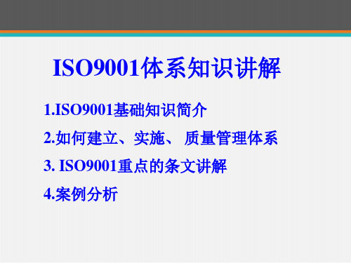 ISO培训教材  ppt课件