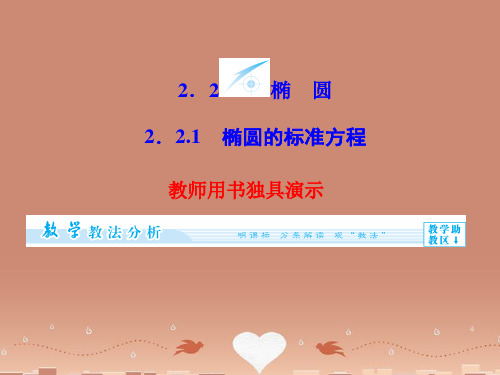 (教师用书)高中数学 2.2.1 椭圆的标准方程配套课件 苏教版选修1-1