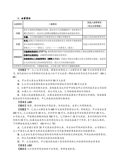 独角兽法考2019商经法基础讲义-第04节商法-公司法-公司基本制度(3)-李文涛