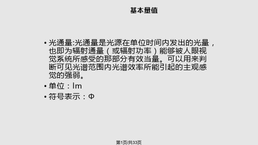 灯具分布光测量PPT课件