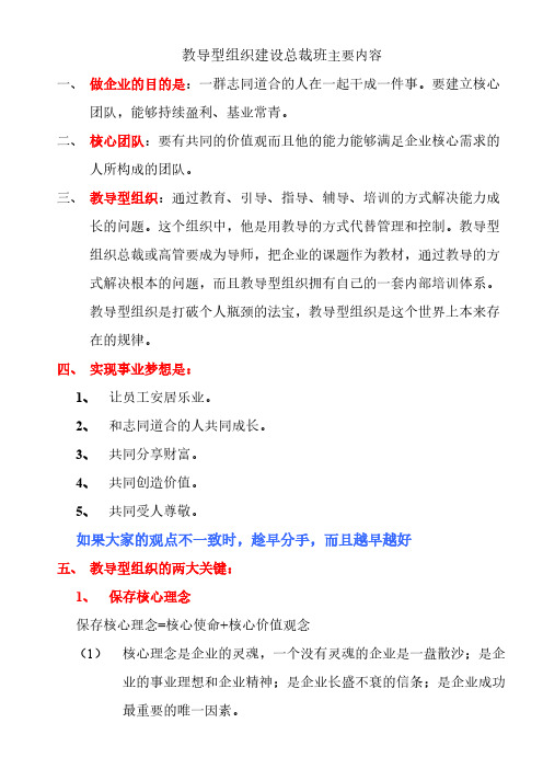 [VIP专享]教导型组织建设主题要素