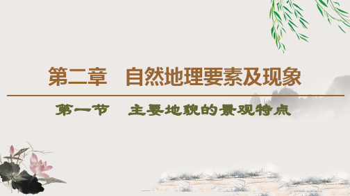 19-20 第2章 第1节 主要地貌的景观特点
