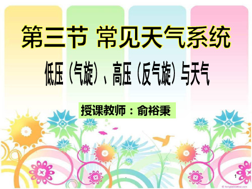 《低压(气旋)、高压(反气旋)与天气》PPT课件