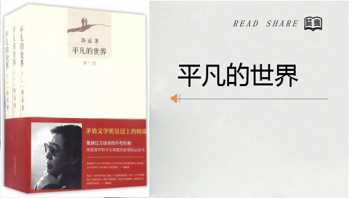 平凡的世界读书分享PPT