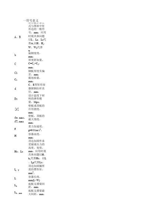 矩形常压容器计算书( (1)