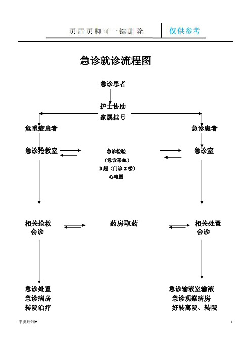 急诊就诊流程图详细(内容清晰)