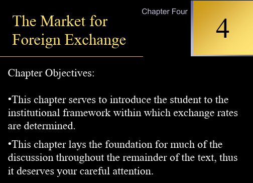 MarketforForeignExchange(国际财务管理,英文版)