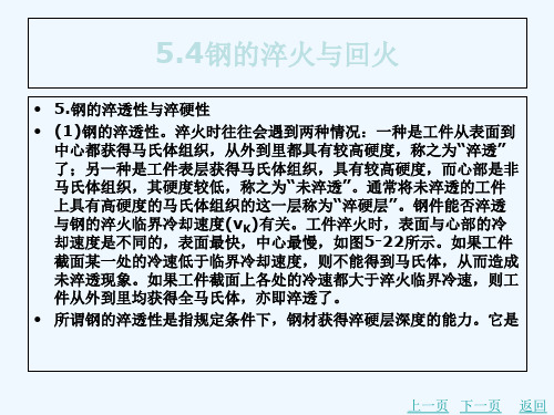 课件：第5章 钢的热处理 04 钢的淬火与回火