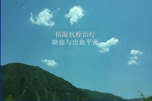 ACS抗栓治疗出血风险平衡-讲课课件