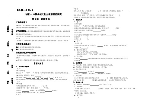 3.1百家争鸣