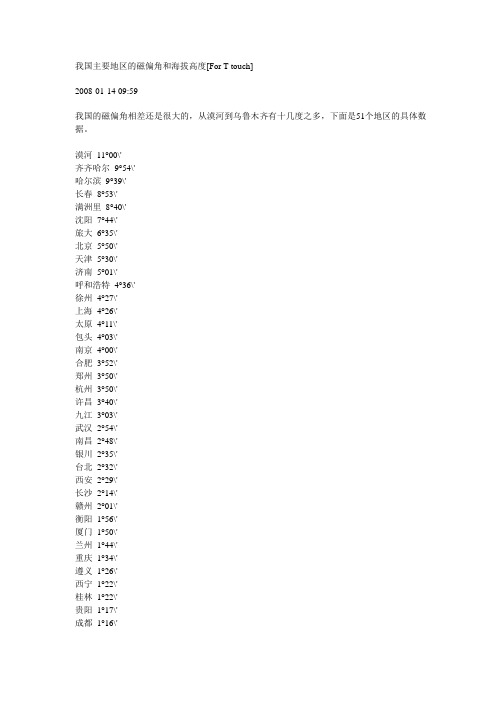 磁差
