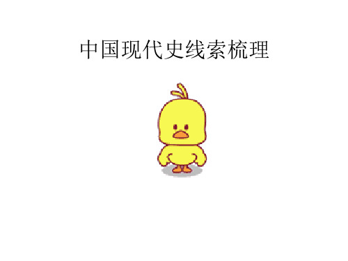 中国现代史线索