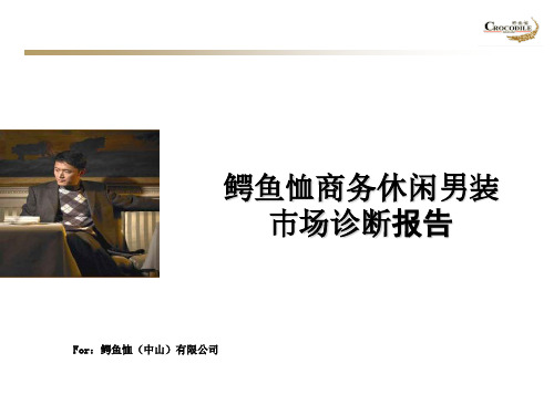 某服装品牌诊断案例