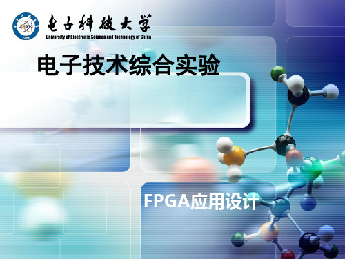 FPGA综合实验项目介绍(电子科技大学).
