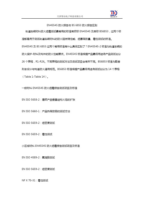 BS6853报告与EN45545区别