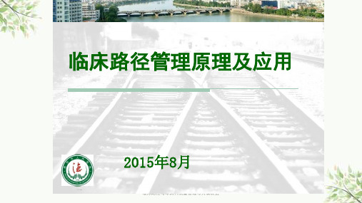 临床路径与单病种质量管理与持续改进ppt课件