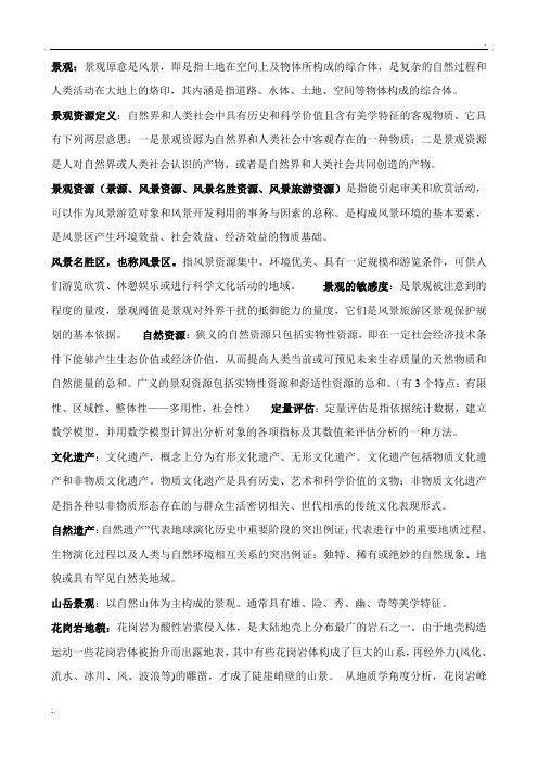 景观资源