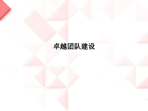 卓越团队建设PPT课件