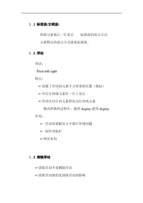 浮动定位