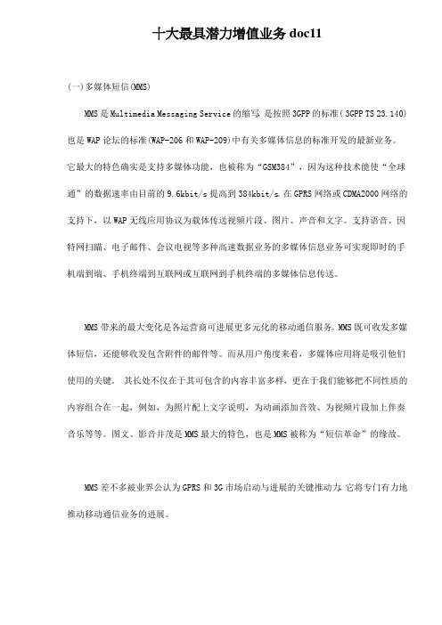 十大最具潜力增值业务doc11